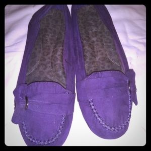Purple lady's flats